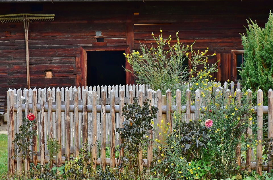 House with fence