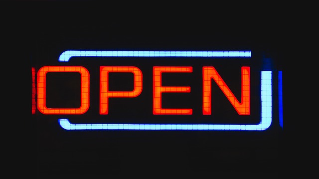 sign Open